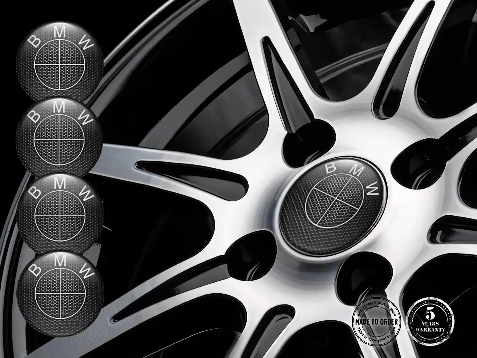 BMW Autocollant Bombé Logo Symbole Force Édition